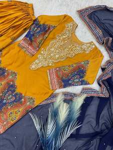 Ensemble Kurta Sharara ethnique de créateur pour les occasions festives et les mariages - Product Image 6