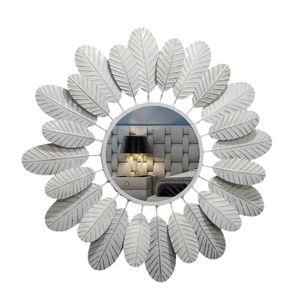 Miroir mural en fer métal de qualité exclusive Nouveau design élégant Miroir mural décoratif pour la maison Art mural Miroir de décoration de mariage à vendre - Product Image 2