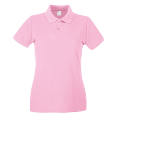 Rose pour femmes de qualité supérieure pour polo Design à la mode avec col tournant Couleur unie Slim Fit Respirant Style décontracté - Product Image 1