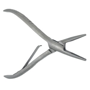 Pinza de Acero Inoxidable Plateada de 7 Pulgadas con Dos Orificios para Extensiones de Cabello, Herramienta para Remover Extensiones de Queratina - Product Image 2