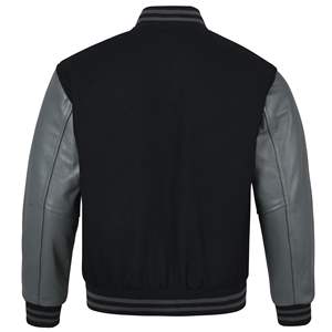 Venta al por mayor de los hombres personalizados de secado rápido Varsity Jacket 100% poliéster cortavientos impermeable CollegeBaseballjacket para los hombres - Product Image 3