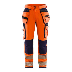 Vêtements de travail de sécurité réfléchissants 100% coton pour hommes, pantalons cargo réfléchissants multi-poches - Product Image 3