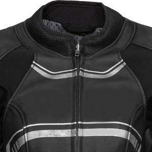Chaquetas de cuero de moto de alta calidad prendas de vestir exteriores de moda chaquetas de cuero negro de motocicleta superior para hombres OEM - Product Image 4