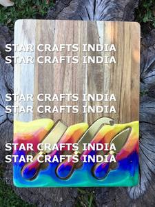 Plateau de service et planche à découper en résine et bois d'acacia planche à découper moderne au meilleur design - Product Image 5