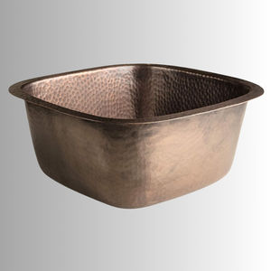 Handmade Hammered Copper Kitchen Sink Single Bowl Solid Copper Sink for Luxury Kitchens OEM Handmade Solid Copper Kitchen Sink. - Product Image 6