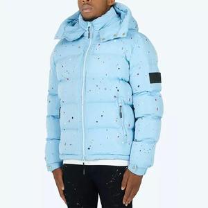 Fashion Style Plus Size Bubble Winter Resistant <b>Packable</b> Lightweight Hooded Puffer Breathable Quilted Puffer <b>jacket</b> for men - Product Image 5