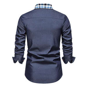 Camisa de Manga Larga Casual para Hombre, Modelo Nuevo de Alta Calidad, Antiarrugas, Ecológica, de Secado Rápido, Satén, para Primavera - Product Image 4