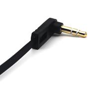 Câble d'extension pour casque d'écoute 3.5mm, 15cm 1/8 "3.5mm TRS mâle vers TRS mâle Câble audio pour prise stéréo Cordon AUX pour casque, autoradio