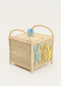 Diseño caliente para chico cesta de mimbre Laundy cesta hecha a mano para niños cesta de mimbre para niños cesta de decoración - Product Image 2