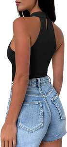 New Fashion <b>Women</b> Sexy Crop Tops Solid Summer Ladies Casual Tank Tops <b>Vest</b> Sleeveless casual 2026 - Product Image 6