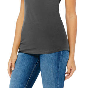 T-Shirt Slim pour femmes, 100% Airlume, en coton peigné avec anneau, 32, simple, 4.2 oz - Product Image 5