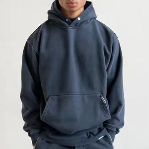 Custom Designed <b>Men's</b> Hoodie 100% Cotton Hooded Collar Digital <b>Tie</b>-Dye Printing Solid Pattern Winter High Quality OEM Service - Product Image 3