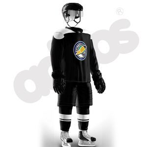 Uniforme de Hockey sobre Hielo 2025 de Alta Calidad, 100% Poliéster, Transpirable, Jersey y Pantalón, Sublimado, Personalizado por ADDOS Corporation OEM - Product Image 5
