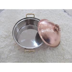 Casserole en cuivre pur 100% motif martelé Design fantastique qualité incroyable au prix de gros - Product Image 3