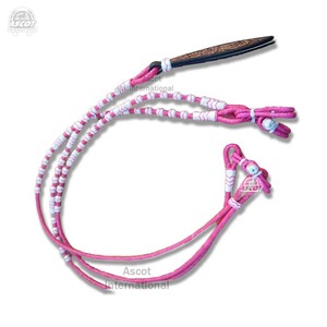 บังเหียนขี่ม้าหนังสไตล์ตะวันตกแบบถักมืออุปกรณ์ขี่ม้า - Product Image 1