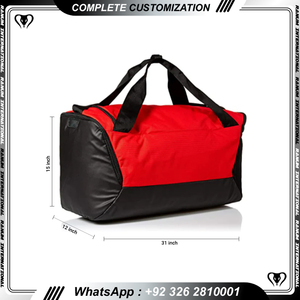 Sac de sport personnalisé en polyester d'usine Sac de sport imperméable grand sac de gymnastique avec impression de logo personnalisé - Product Image 3