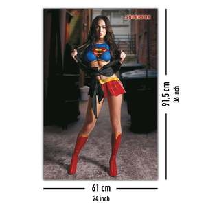 Affiche Megan Fox Superfox, style design moderne, portrait - Product Image 4