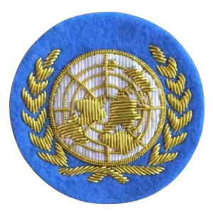 OEM personalizado lingotes de alambre bordado a mano ropa de moda marca insignias y parches bordados a mano - Product Image 4