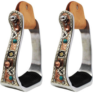 Estribos Ecuestres Occidentales de Alta Calidad, Producto de Equitación, Estribos de Seguridad de Acero Inoxidable - Product Image 6