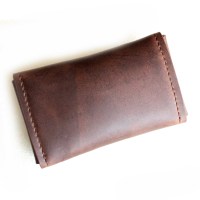 Étui de protection de rasoir en cuir à Grain riche fabriqué en usine, pochette de sécurité à Double bord pour rasoir