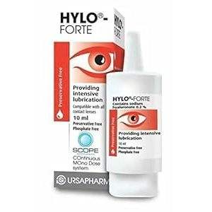HYLO Forte 10 ml Gouttes oculaires sans conservateur, fournitures pour la santé des yeux - Product Image 1