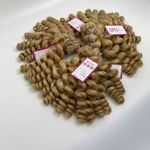 Máquina de alta calidad Weft Mix Color 6C y 613 Remy Hair 24 pulgadas Body Wave 100% Remy Top en extensión de cabello - Product Image 2