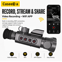 Lunette thermique Caseeda FOCUS Series 640x512 pour la chasse avec télémètre laser, calculateur balistique, enregistrement vidéo WiFi