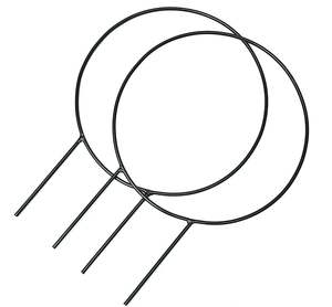 Enrejado Redondo para Macetas de Interior, Soporte Elegante para Enredaderas, Plantas Trepadoras y Plantas de Interior en Color Negro y Tamaño Grande - Product Image 4