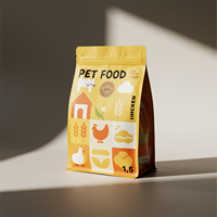 Bolsas Personalizadas para Envasado de Alimentos, Bolsas de Mylar con Corte Troquelado para Alimentos para Mascotas, Empaquetado Personalizado e Impresión de Logotipo