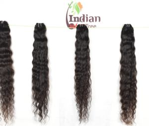 ผมต่อแบบอินเดียแท้ 100% ไม่ผ่านการแปรรูป  แบบเส้นเดียว  ไม่ผ่านการดัด  จัดเรียงเกล็ดผมตามธรรมชาติ  ลอนธรรมชาติ สีดำ - Product Image 4