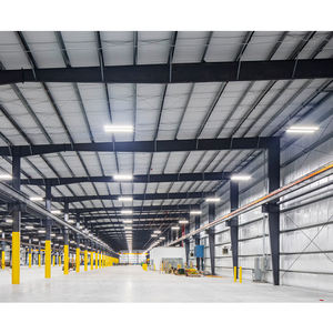 Фиксированное металлическое портальное строительное складское здание, готовый стальной склад для хранения, ангарный склад - Product Image 6