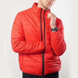 Veste courte professionnelle pour hommes hiver Streetwear léger chaud à capuche fermeture à glissière impression décoration grande taille - Product Image 3