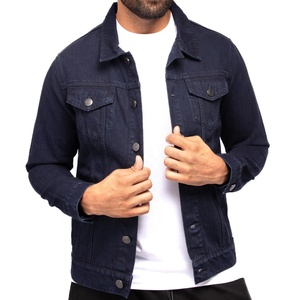 Venta al por mayor de chaqueta de mezclilla azul marino para los hombres y los niños de invierno chaqueta de mezclilla cálida con personalización de los hombres chaqueta de mezclilla venta - Product Image 2