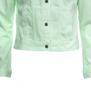 High Quality Women's Casual Loose Denim <b>Jacket</b> Front Pockets Top Seller OEM ODM Service Solid Pattern Winter Season <b>Jean</b> <b>Jacket</b> - Product Image 5