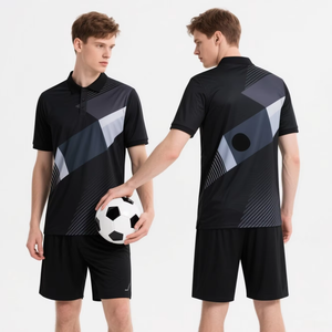 Ropa deportiva fabricante de fábrica, tela barata de alta calidad, ropa deportiva en blanco, trajes de entrenamiento, camiseta de fútbol, Conjunto de camiseta de fútbol - Product Image 4