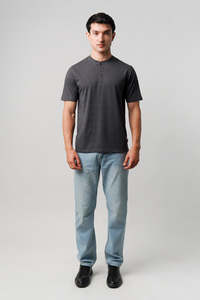 Camiseta personalizada de alta calidad con cuello de talla grande para hombre, Camiseta 100% de algodón de lujo de alta calidad para hombre - Product Image 3