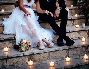 Gobelets porte-bougies en verre à cylindre vide transparent de petite taille - Product Image 6