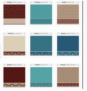 Alfombras de Mezquita Adiva, Alfombra de Oración para Masjid, Alfombra de Pared Moderna con Diseño Floral, Pelo Alto Acolchado, Respaldo de Yute, Poliéster Turco para el Hogar - Product Image 1