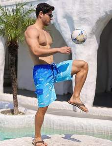 Bañador para hombre, pantalones cortos de playa, traje de baño de secado rápido con bolsillos - Product Image 2