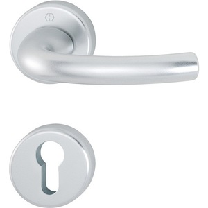 Juego de Rosetas de Aluminio Tky 1710 42KV/42KVS F1 Redondas PZ DIN Izquierda/Derecha D/D HOPPE - Product Image 1