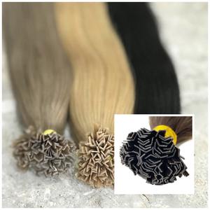 Permanente Balayage Rubio Extensiones de cabello de alta calidad Remy V-Tip - Product Image 6