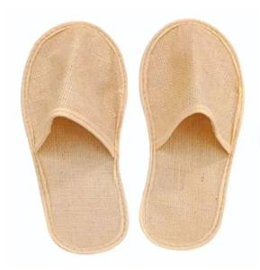Chaussons en jute tissés à la main écologiques et ajustables pour la maison et l'hôtel, design minimaliste moderne, plusieurs tailles disponibles - Product Image 1