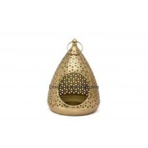 Linterna de mesa de forma redonda elegante, tarro decorativo hecho a mano de vidrio para decoración de velas con diseño de encuadernación de cuerda, aspecto atractivo - Product Image 2