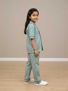 Conjunto de pijamas con estampado personalizado de primavera para niña, camisa de manga larga, pantalones, conjuntos de 2 piezas, pijamas cómodos al por mayor, ropa de dormir - Product Image 4