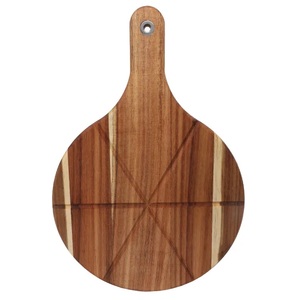 Support à pizza jetable en métal et pelle à pizza, planche de service/coupe-pizza, pelle à pizza résistante au four et au lave-vaisselle pour la cuisine et l'hôtellerie - Product Image 4