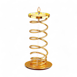 Pot de bougie en verre de luxe avec couvercle bougeoir pour aromathérapie et décoration intérieure unique en gros disponible - Product Image 3