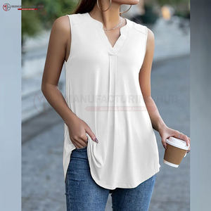 Nuevo diseño de ropa activa, camiseta sin mangas de ajuste Regular para gimnasio para mujer, camiseta sin mangas para verano, camiseta sin mangas de secado rápido para mujer al mejor precio - Product Image 2