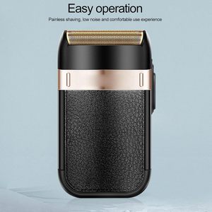 Rasoir électrique multifonction rechargeable, étanche IPX7, avec double lame détachable et fonction de coupe de cheveux lavable - Product Image 5