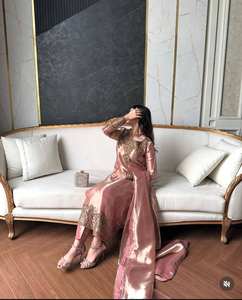 Trajes Tradicionales Pakistaníes para Mujer, Salwar Kameez, Elegantes, Étnicos, para Bodas, de Secado Rápido, para Todas las Temporadas, Venta al Por Mayor - Product Image 4