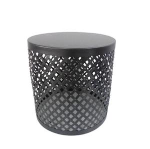 Taburete de Metal de Hierro Hecho a Mano con Acabado Negro, Perfecto para el Hogar, Sala de Estar, Muebles Decorativos, Otomanas y Taburetes - Product Image 5
